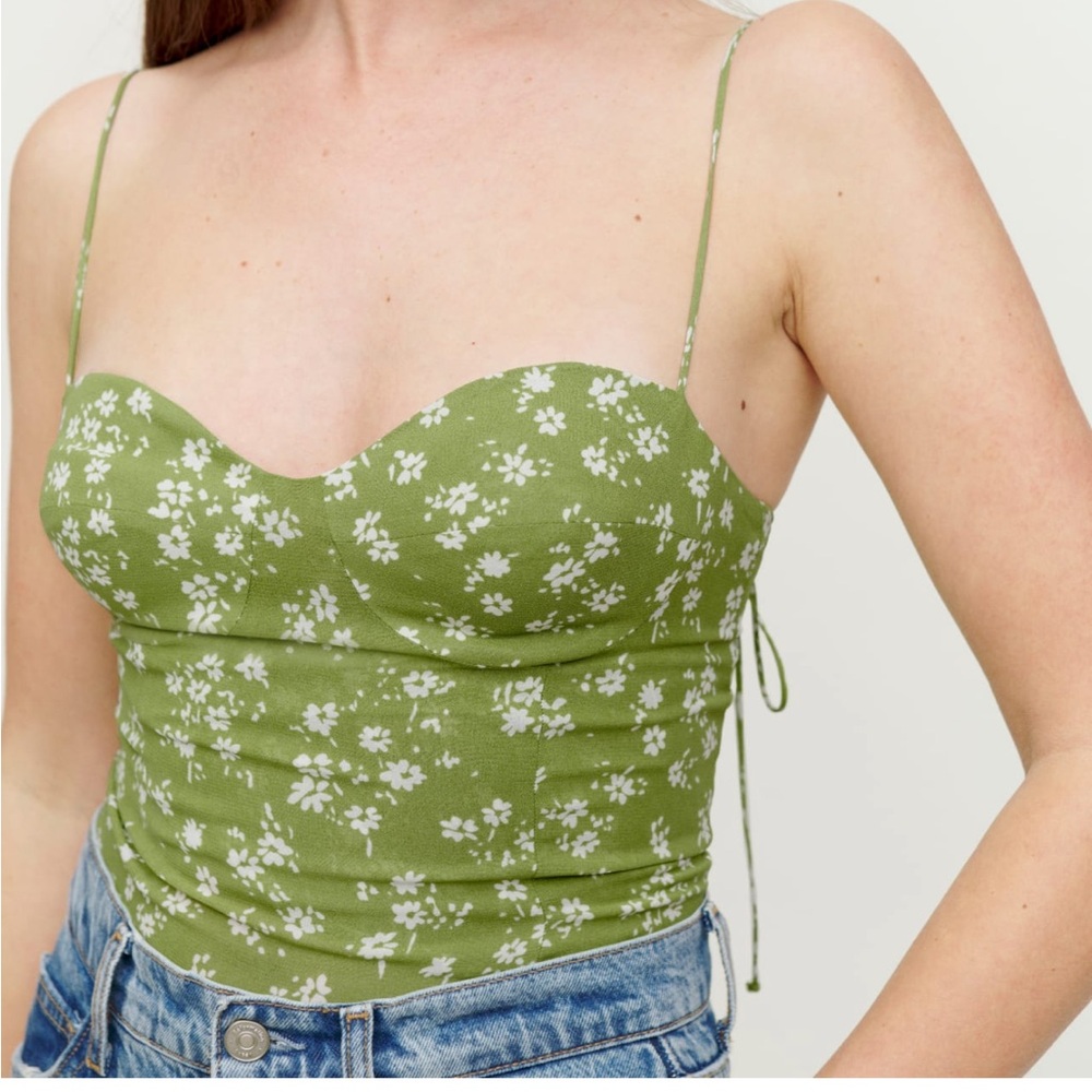 Reformation Liza Top Size 0 NWT
